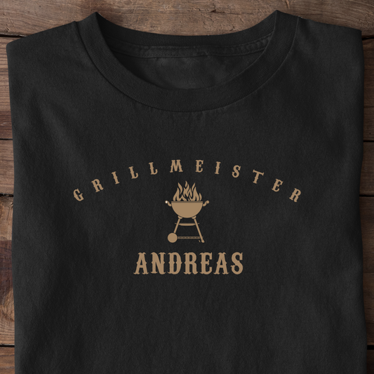 Grillmeister personalisiertes Shirt